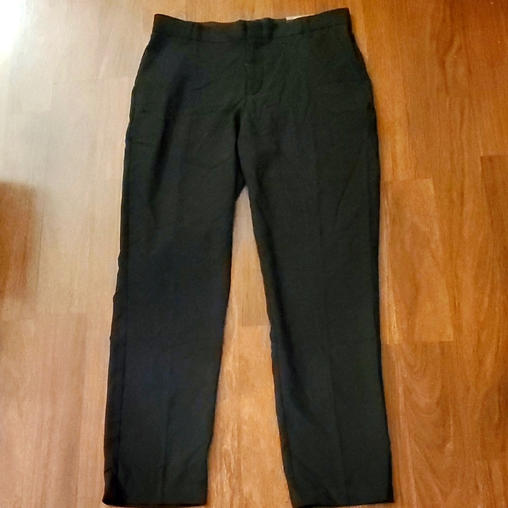 NWT Van Heusen Flex Boys Husky Black Dress Pants - Size 20